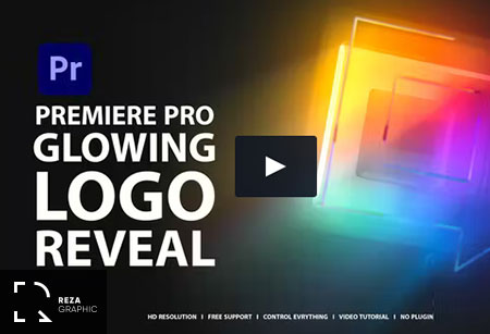 پروژه آماده پریمیرپرو لوگوموشن درخشش - Videohive Logo Reveal